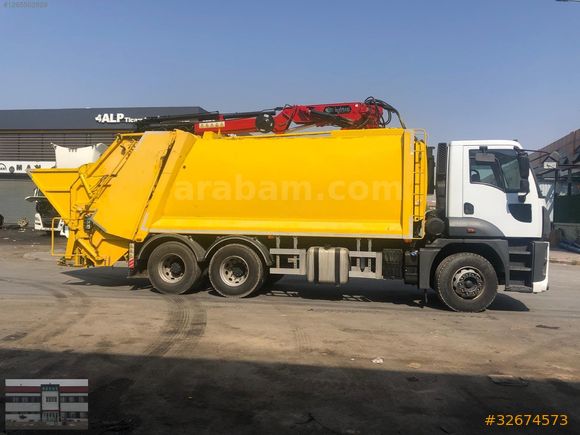 FORD CARGO 20+5 UZAKTAN KUMANDALI YERALTI VE YERÜSTÜ VİNÇLİ ÇÖP