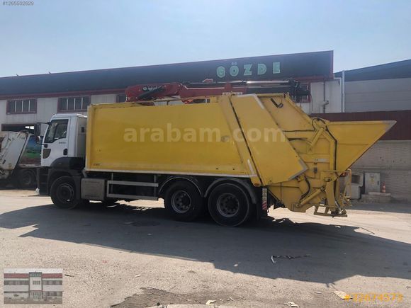 FORD CARGO 20+5 UZAKTAN KUMANDALI YERALTI VE YERÜSTÜ VİNÇLİ ÇÖP