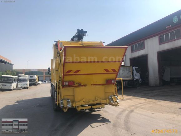 FORD CARGO 20+5 UZAKTAN KUMANDALI YERALTI VE YERÜSTÜ VİNÇLİ ÇÖP