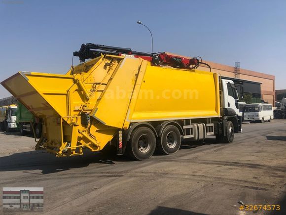 FORD CARGO 20+5 UZAKTAN KUMANDALI YERALTI VE YERÜSTÜ VİNÇLİ ÇÖP