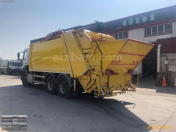 FORD CARGO 20+5 UZAKTAN KUMANDALI YERALTI VE YERÜSTÜ VİNÇLİ ÇÖP