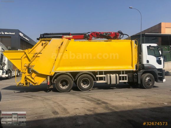 FORD CARGO 20+5 UZAKTAN KUMANDALI YERALTI VE YERÜSTÜ VİNÇLİ ÇÖP