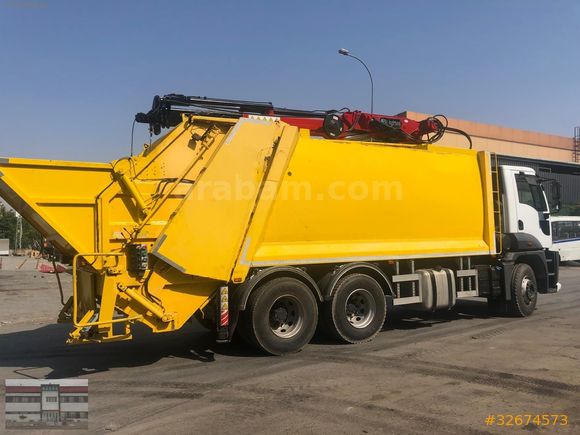 FORD CARGO 20+5 UZAKTAN KUMANDALI YERALTI VE YERÜSTÜ VİNÇLİ ÇÖP