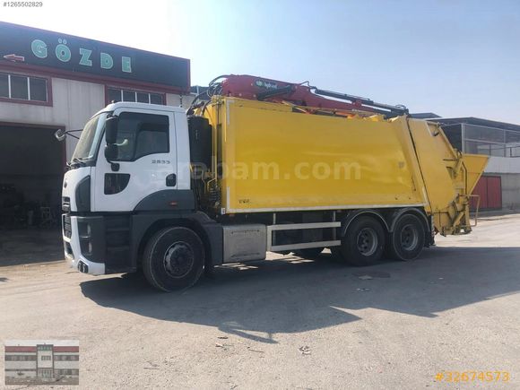FORD CARGO 20+5 UZAKTAN KUMANDALI YERALTI VE YERÜSTÜ VİNÇLİ ÇÖP