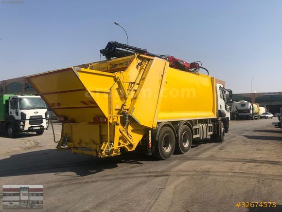 FORD CARGO 20+5 UZAKTAN KUMANDALI YERALTI VE YERÜSTÜ VİNÇLİ ÇÖP