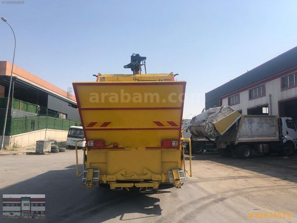 FORD CARGO 20+5 UZAKTAN KUMANDALI YERALTI VE YERÜSTÜ VİNÇLİ ÇÖP