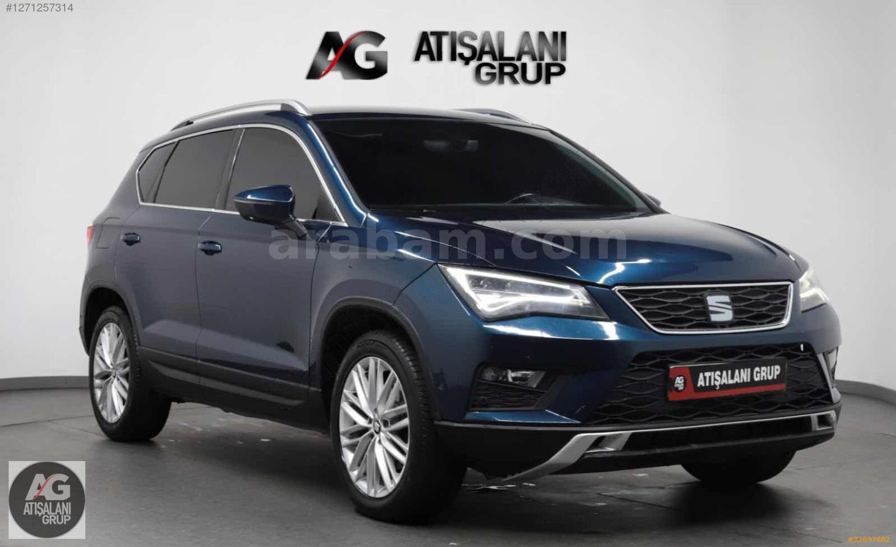 Galeriden Seat Ateca 1.4 EcoTSI Xcellence 2017 Model İstanbul 190.000 km Mavi 3