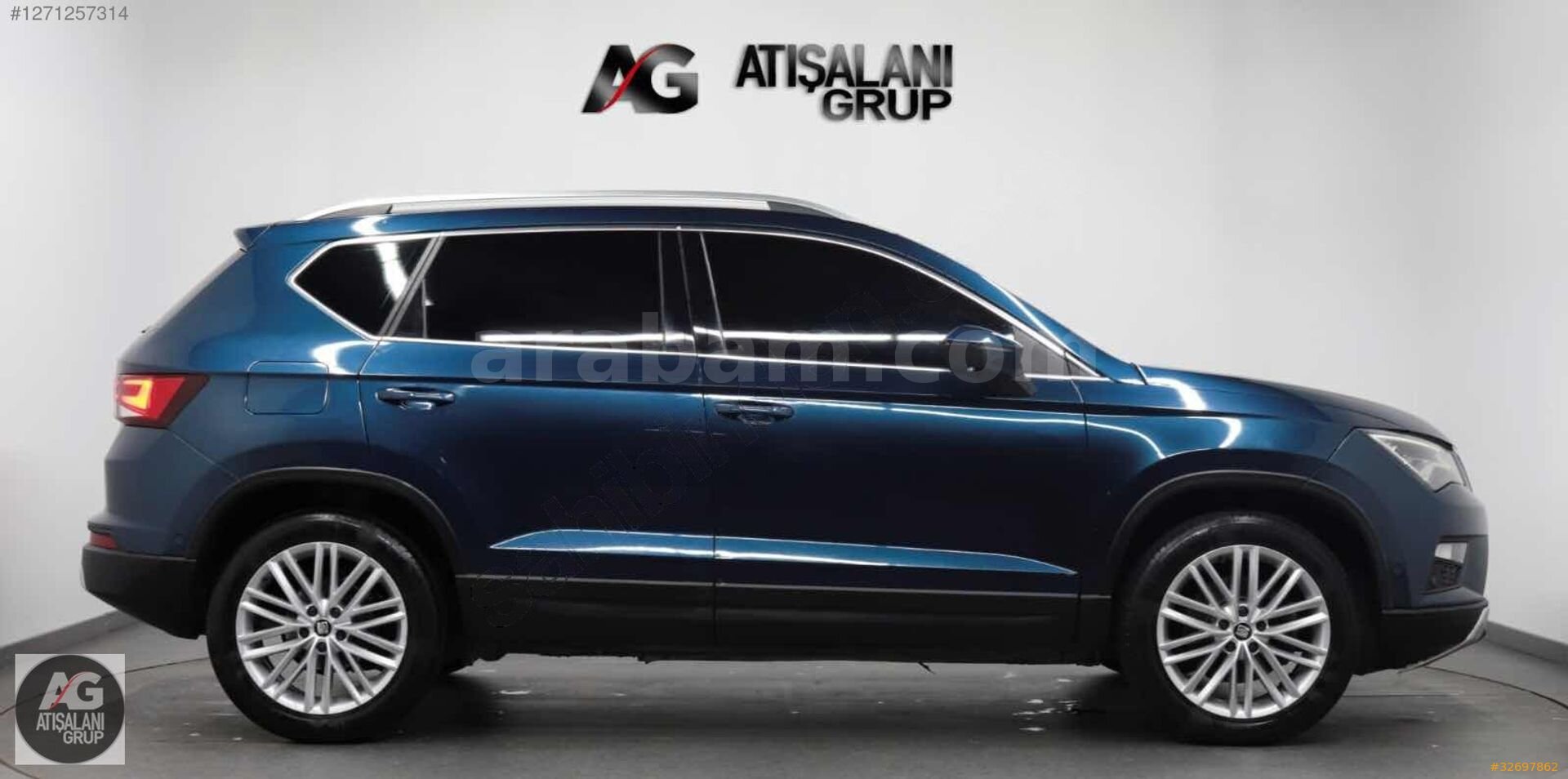 Galeriden Seat Ateca 1.4 EcoTSI Xcellence 2017 Model İstanbul 190.000 km Mavi 5