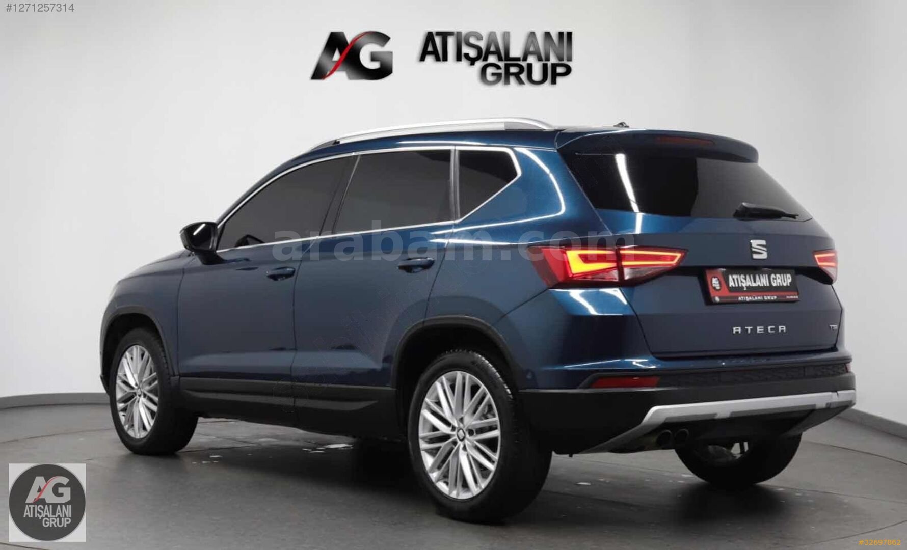 Galeriden Seat Ateca 1.4 EcoTSI Xcellence 2017 Model İstanbul 190.000 km Mavi 7