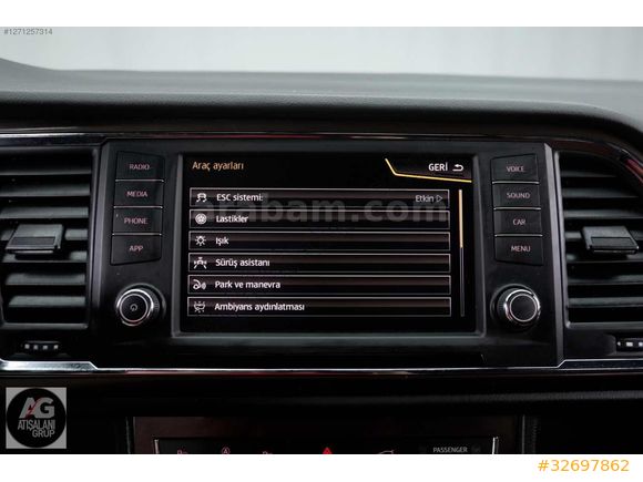 2017 SEAT ATECA 1.4 TSI XCELLENCE+LED+G.GÖRÜŞ+ELK BAGAJ