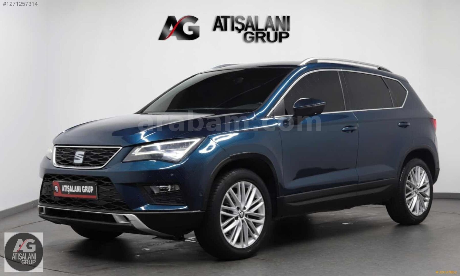 Galeriden Seat Ateca 1.4 EcoTSI Xcellence 2017 Model İstanbul 190.000 km Mavi 1