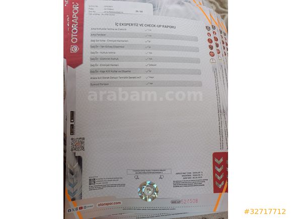 Boyasız değişensiz kazasız PAZARLIKSIZ