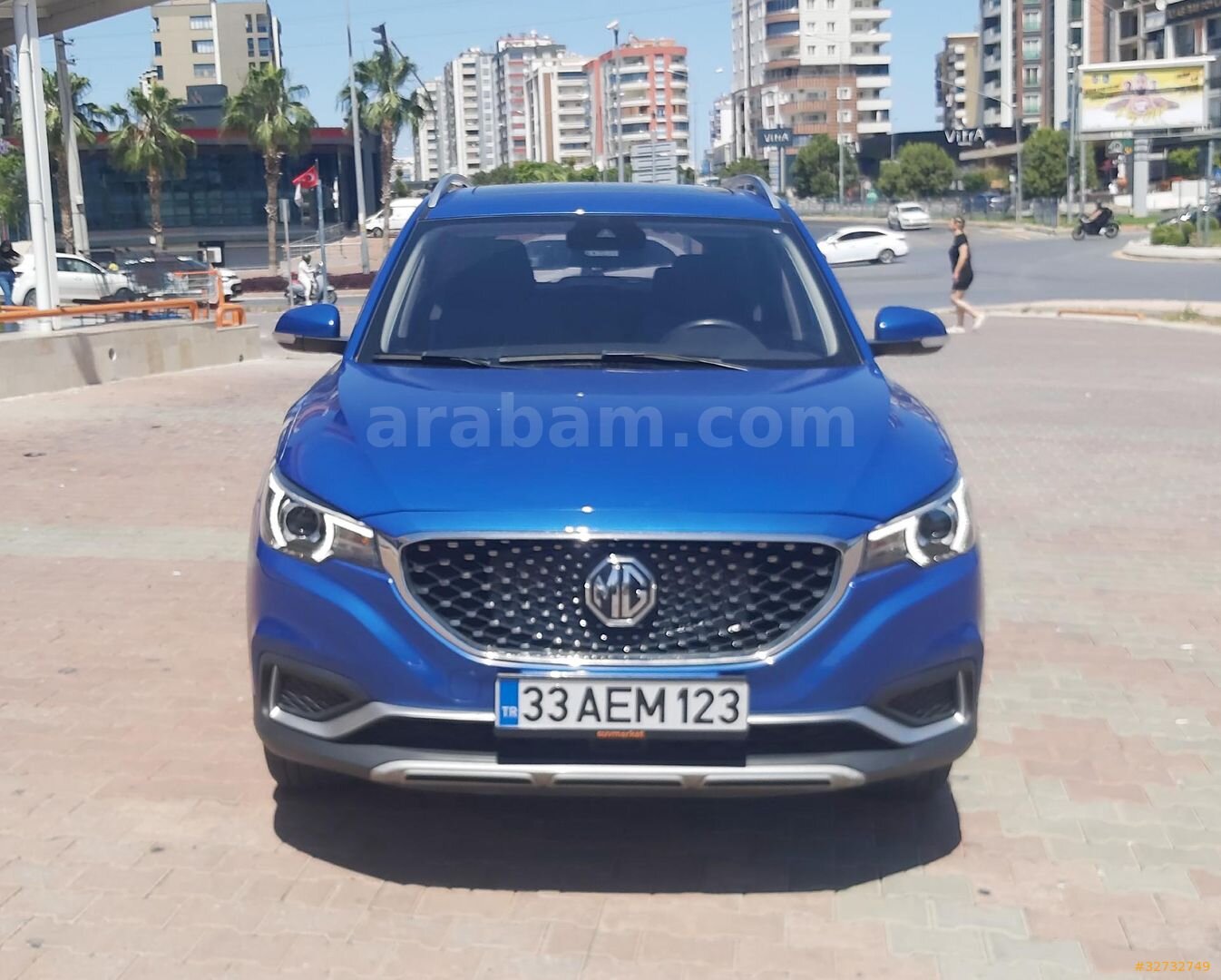 Kadın öğretmenden, 60bin km'de, MG ZS EV Luxury 2021 Model Mersin 1