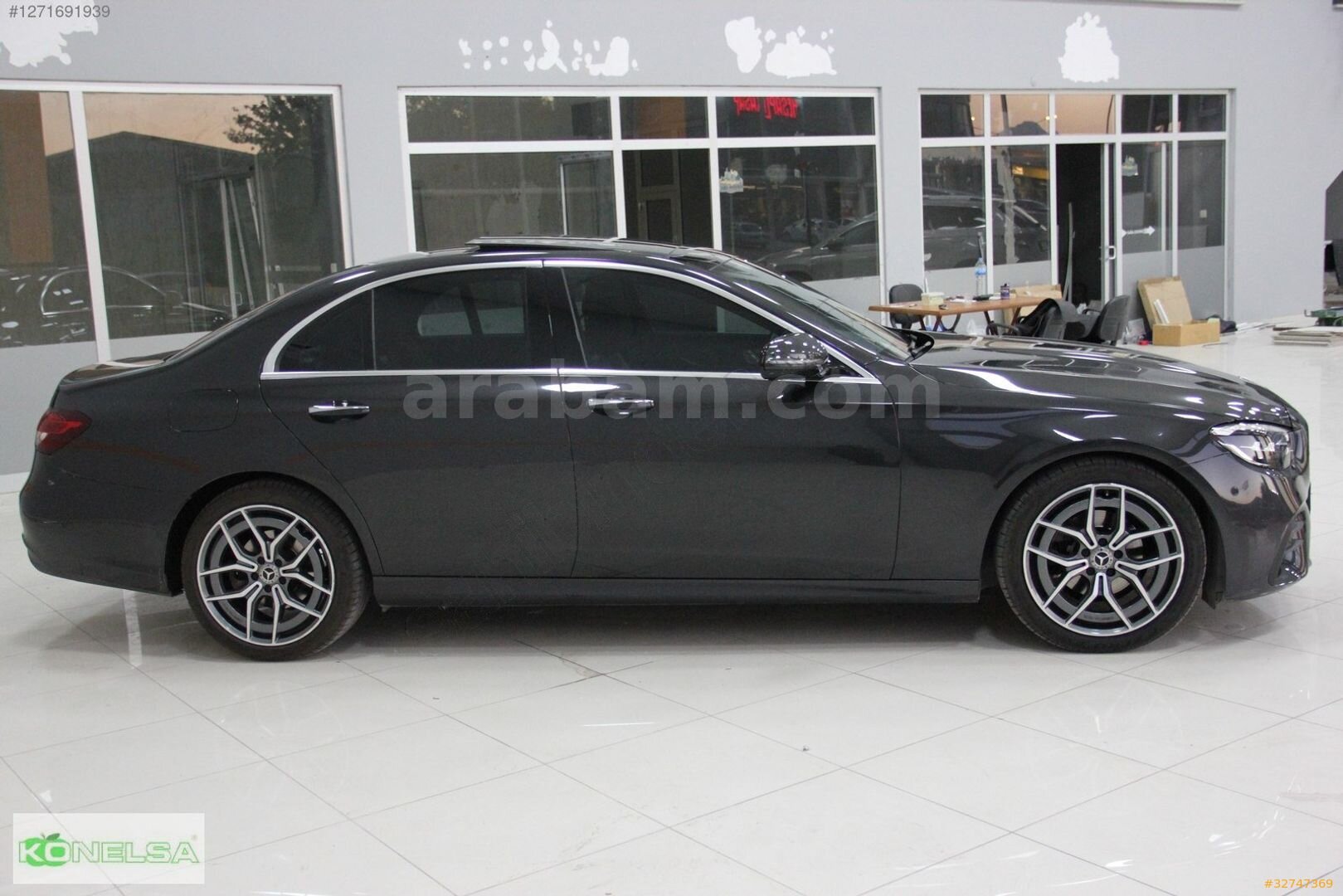 Galeriden Mercedes - Benz E 200 d AMG 2022 Model Konya 54.000 km Siyah 6