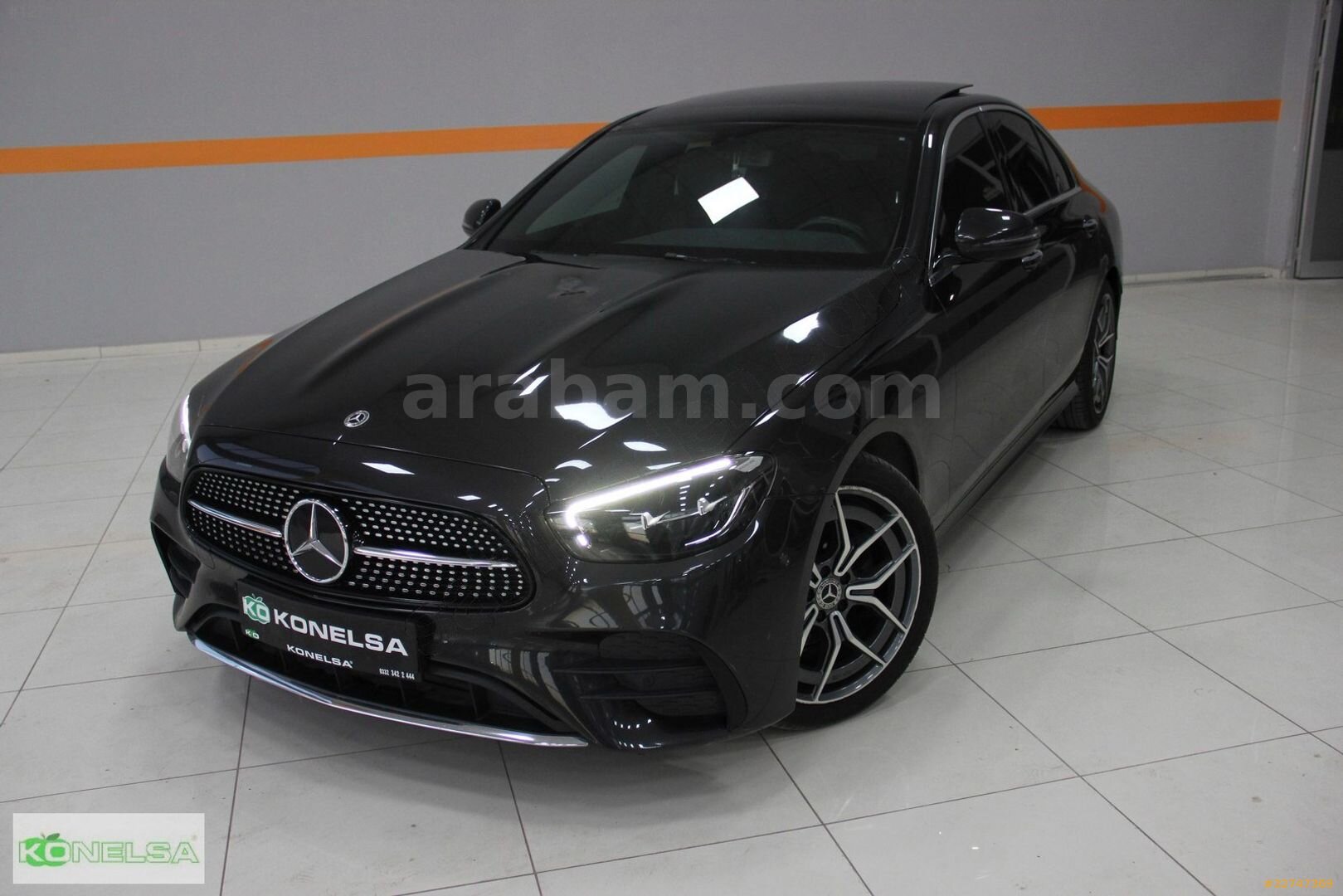 Galeriden Mercedes - Benz E 200 d AMG 2022 Model Konya 54.000 km Siyah 1