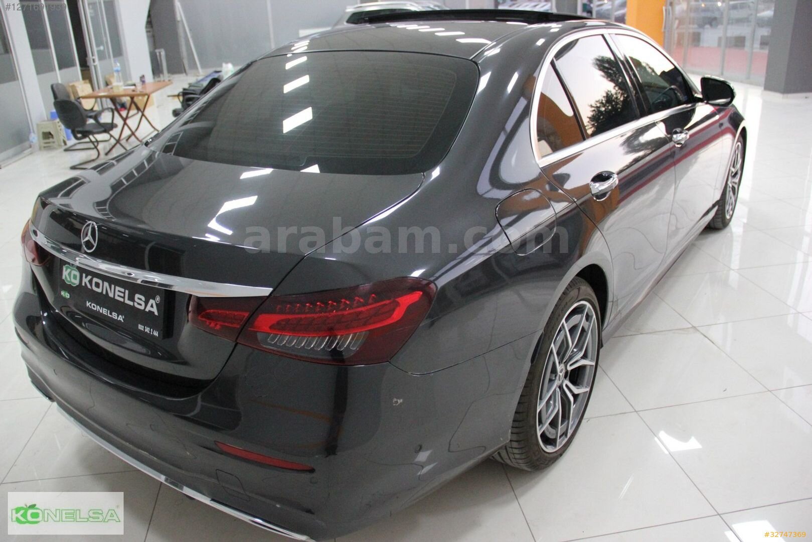 Galeriden Mercedes - Benz E 200 d AMG 2022 Model Konya 54.000 km Siyah 7