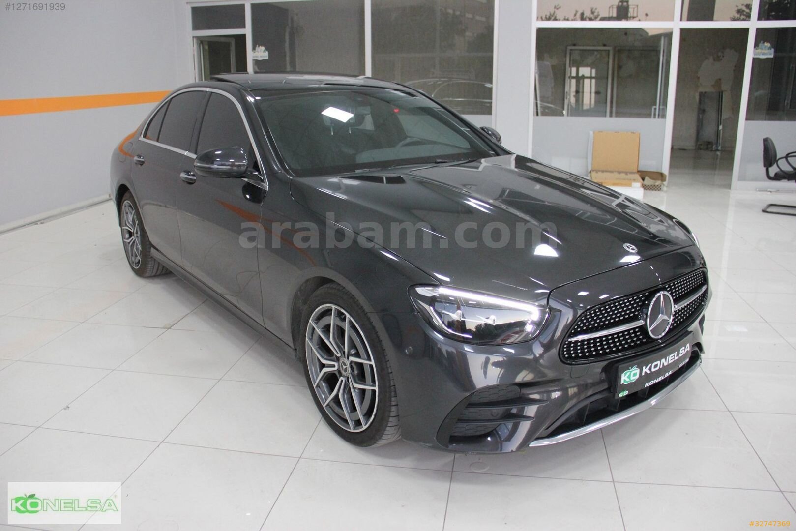 Galeriden Mercedes - Benz E 200 d AMG 2022 Model Konya 54.000 km Siyah 2