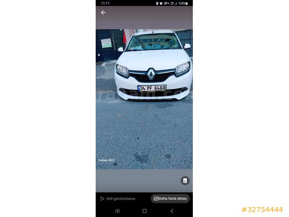 Sahibinden Renault Symbol 1.5 dCi Joy 2016 Model