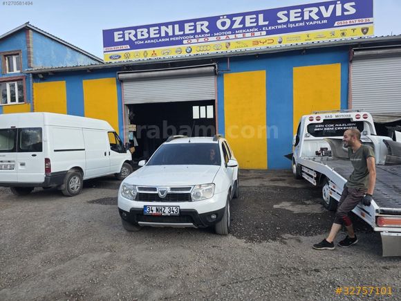 ERBENLERDEN ÇOK TEMİZ 2012 MODEL DİZEL 4X2 DUSTER
