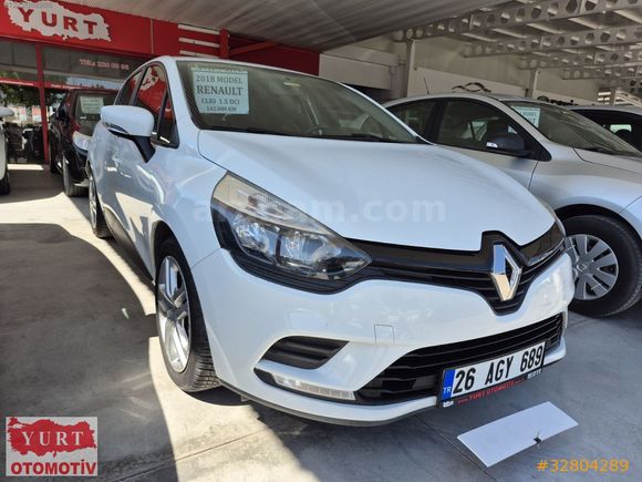 #2018 Clio HB 1.5 DCi Dizel Değişensiz 142.000KM
