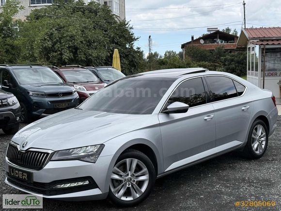 LİDER-2023 SKODA SÜPER B 1.5 TSİ ELİT HATASIZ-CAM TAVAN-74.441KM