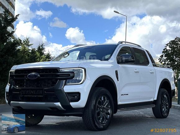 ÇETİNLER'DEN 2023 MODEL FORD RANGER 2.0 ECOBLUE 4X4 WİLDTRAK