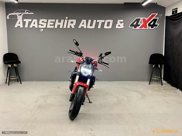 2020 DUCATI MONSTER 821 BOYASIZ KORLAS DESMO BAKIMLI 16.000 KM