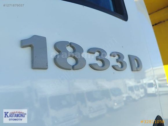 KASTAMONU OTOMOTİV'DEN 2018 CARGO 1833D / DAMPERLİ