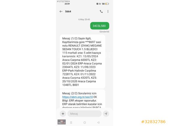 Melissa Auto'dan 2020 megane bakımlı