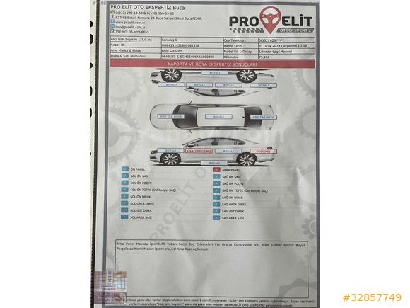FORD ESCORT KLİMALI LPG DOHC MOTOR TEMİZ