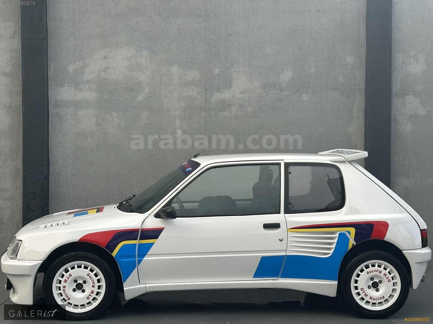 Galeriden Peugeot 205 1.9 GTi 1988 Model İstanbul 65.000 km Beyaz 4