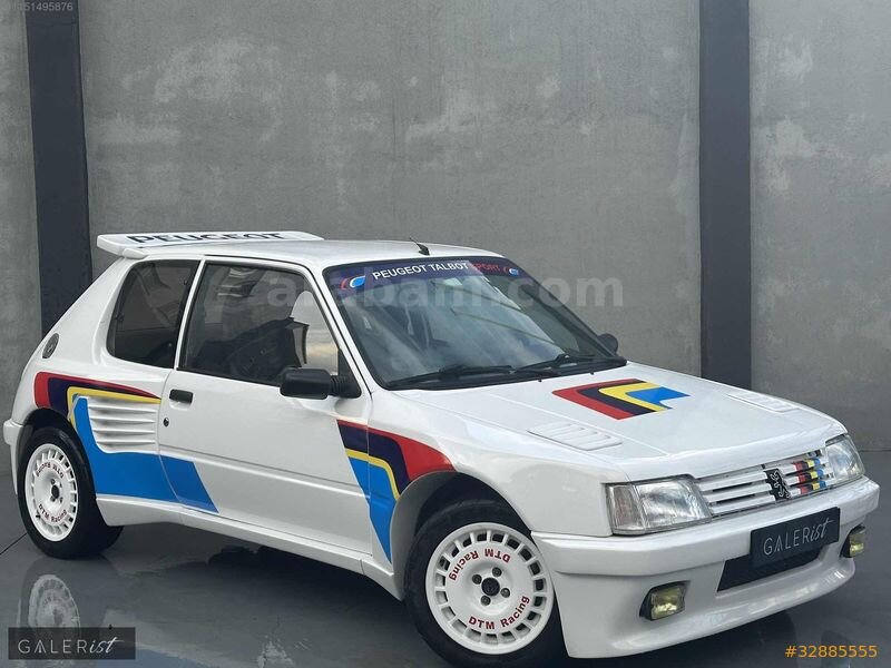 Galeriden Peugeot 205 1.9 GTi 1988 Model İstanbul 65.000 km Beyaz