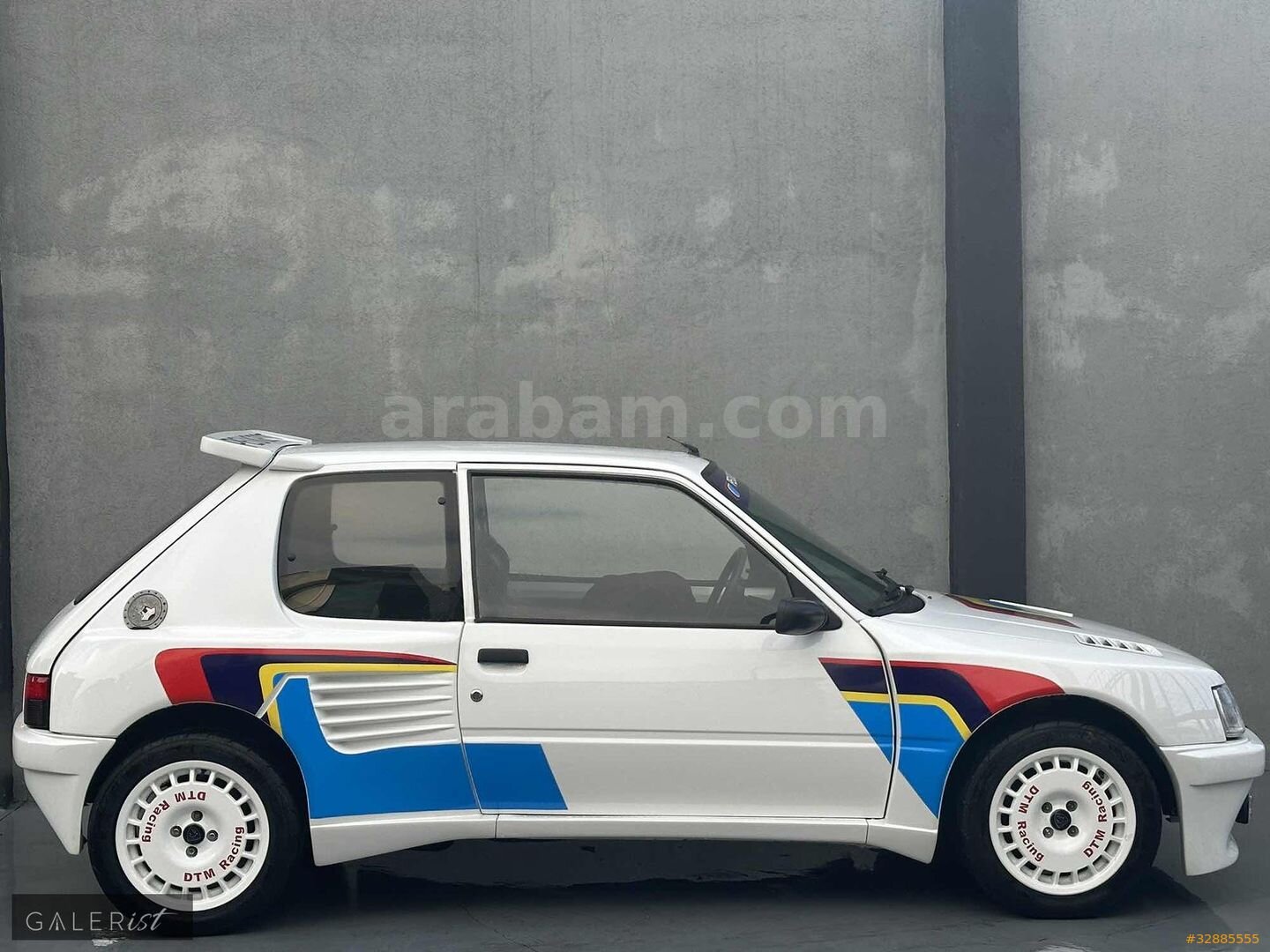 Galeriden Peugeot 205 1.9 GTi 1988 Model İstanbul 65.000 km Beyaz 5