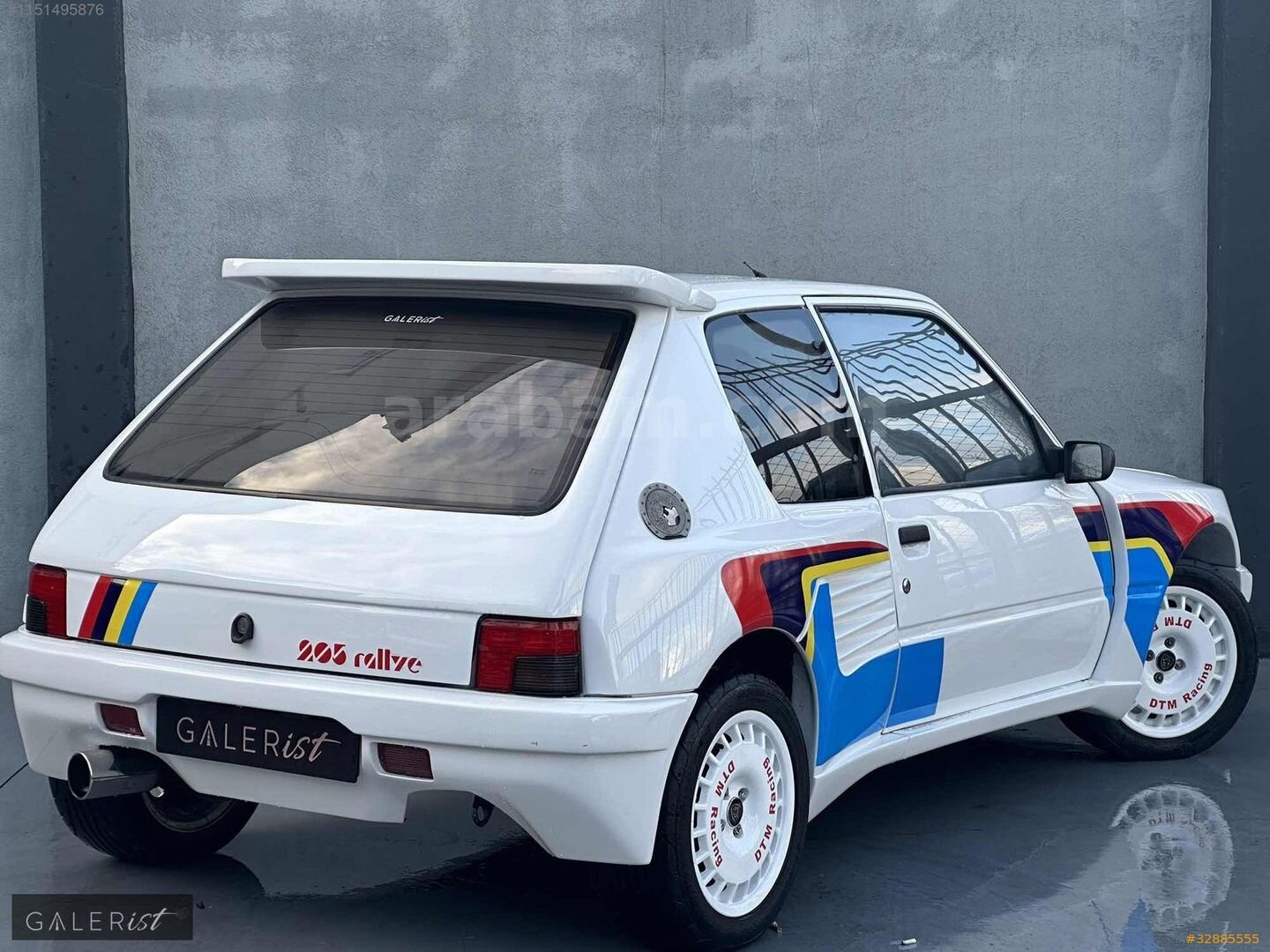Galeriden Peugeot 205 1.9 GTi 1988 Model İstanbul 65.000 km Beyaz 6