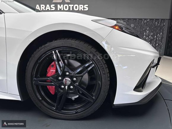 ARAS MOTORS. 2022 CORVETTE C8 STİNGRAY 3LT 6.2 V8.SGUTMA.BOSE