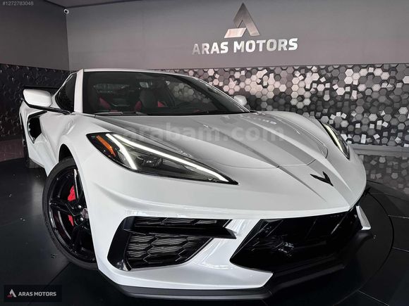 ARAS MOTORS. 2022 CORVETTE C8 STİNGRAY 3LT 6.2 V8.SGUTMA.BOSE