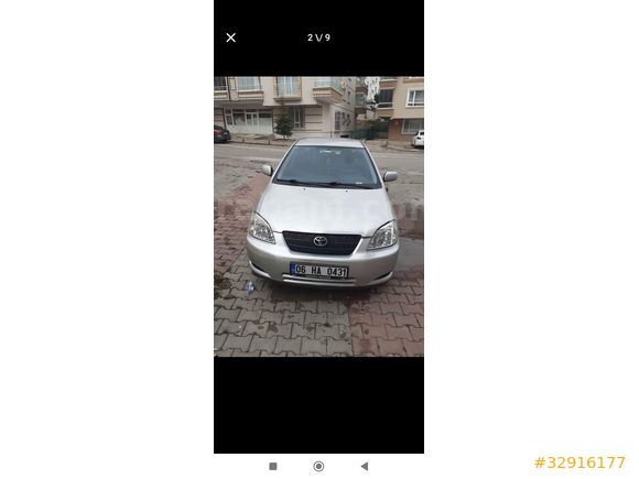 Sahibinden Toyota Corolla 1.6 Linea Terra 2003 Model 