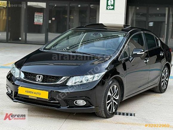 SADECE 90 BİN'DE İLK SAHİBİ 2015 CİVİC 1.6-İVTEC ECO ELAGANCE