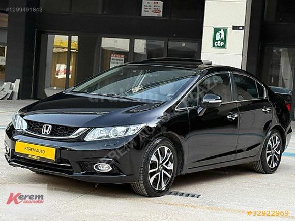 SADECE 90 BİN'DE İLK SAHİBİ 2015 CİVİC 1.6-İVTEC ECO ELAGANCE