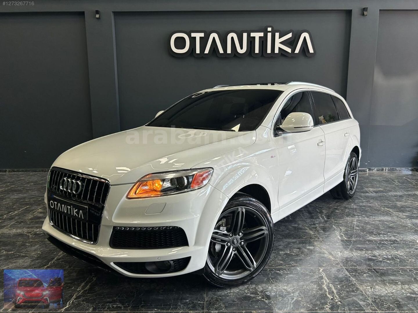 Galeriden Audi Q7 3.0 TDI Quattro 2009 Model Sivas 275.000 km Beyaz 3