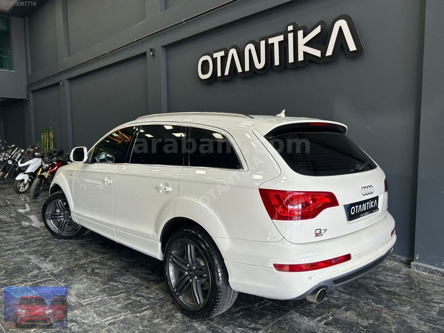 Galeriden Audi Q7 3.0 TDI Quattro 2009 Model Sivas 275.000 km Beyaz 6