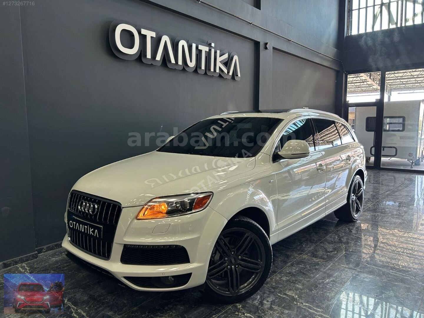 Galeriden Audi Q7 3.0 TDI Quattro 2009 Model Sivas 275.000 km Beyaz 4