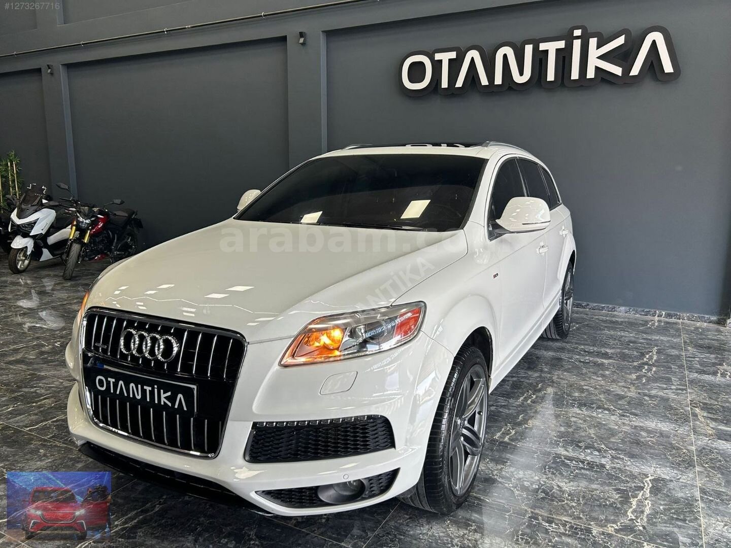 Galeriden Audi Q7 3.0 TDI Quattro 2009 Model Sivas 275.000 km Beyaz 2