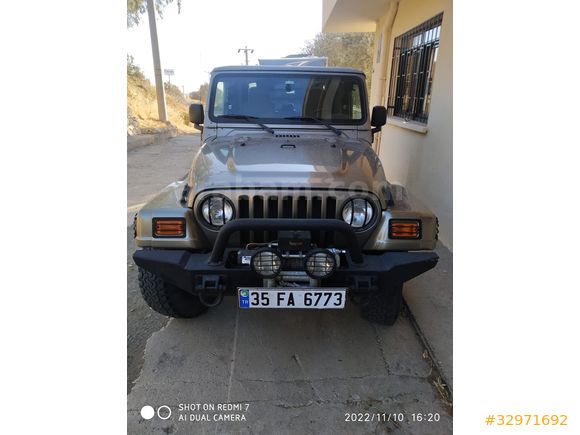 Sahibinden Jeep Wrangler 4.0 Sahara 2003 Model fiyatı düştü