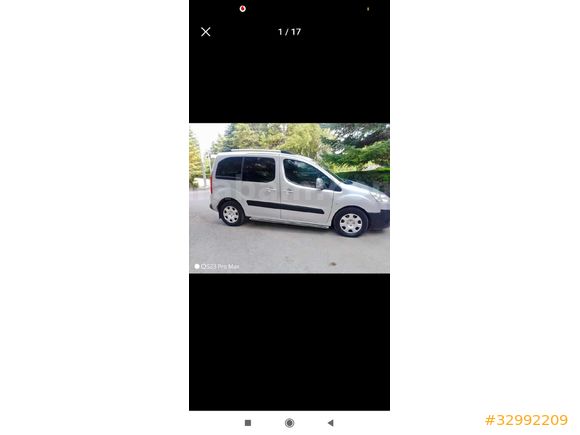 Sahibinden Peugeot Partner 1.6 HDI Premium 2009 Model