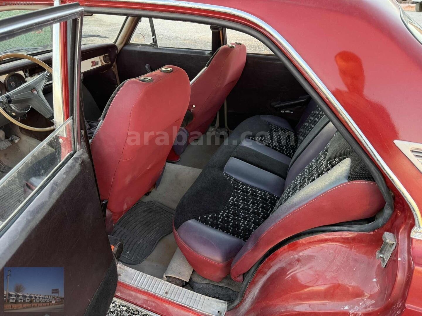Galeriden Ford Taunus 1.6 GXL 1970 Model Gaziantep 130.000 km Kırmızı 6