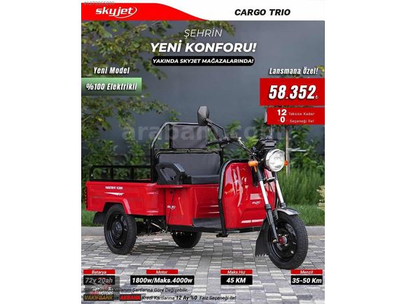 SÜER MOTORS SKYJET- CARGO TRİO HEMEN TESLİMM