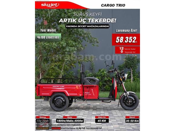 SÜER MOTORS SKYJET- CARGO TRİO HEMEN TESLİMM