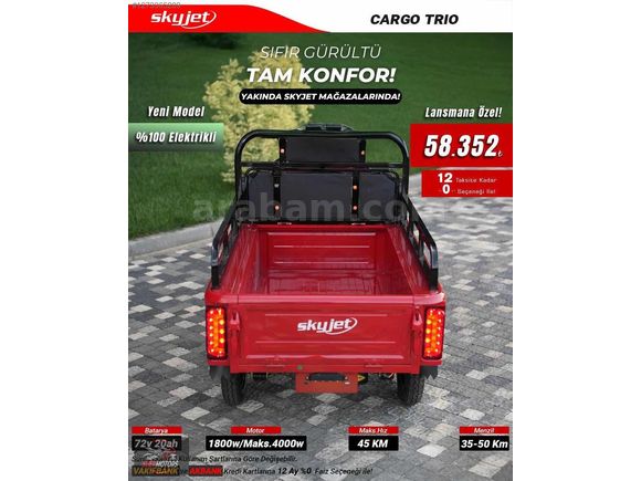 SÜER MOTORS SKYJET- CARGO TRİO HEMEN TESLİMM