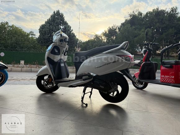 ALABAŞ MOTOR TVS JUPİTER 125 EURO 5+ ÇANTA RUHSATA İŞLİ 2025